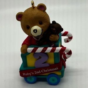 Hallmark Ornament 2001  Childs 2nd Christmas - Age Collection -